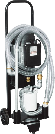 Filtragem de óleo com unidade Móvel